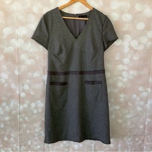 Banana Republic Gray Wool Blend Dress
